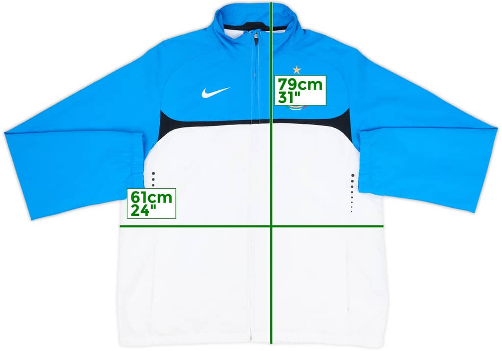 2010-11 Inter Milan Nike Track Jacket - 8/10 - (L)