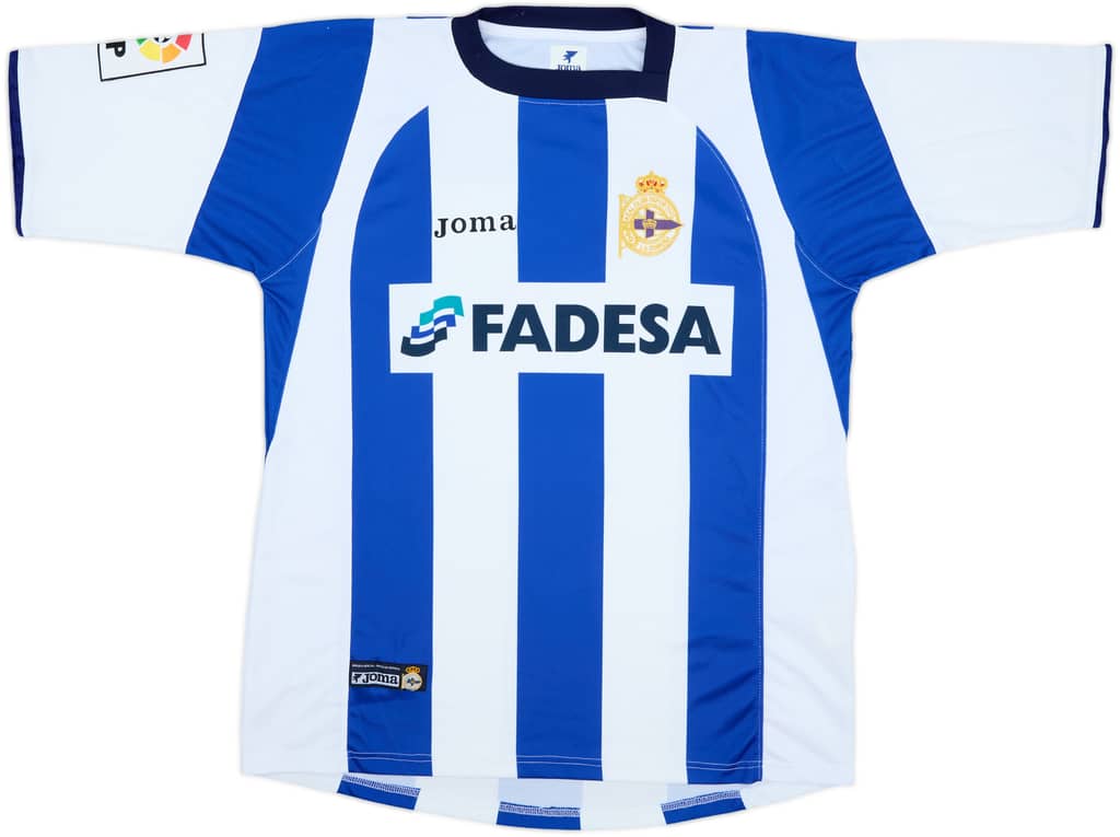 2004-05 Deportivo de La Coruna Home Shirt - 8/10 - (L)