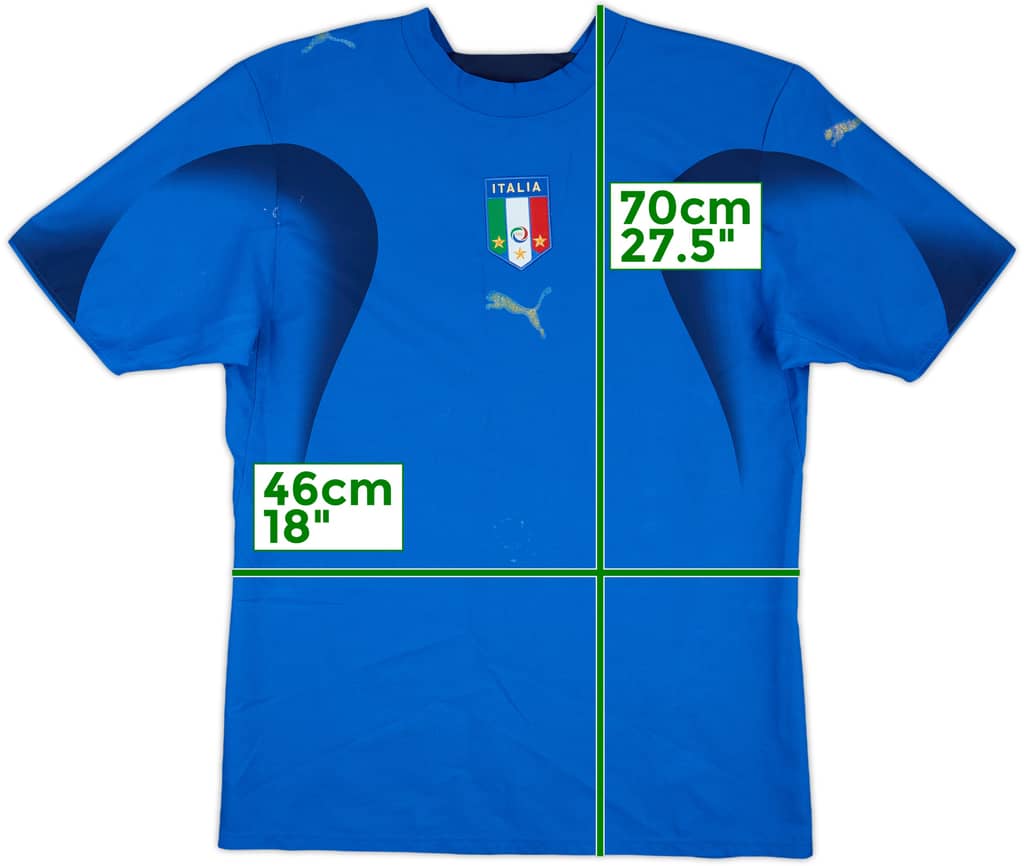 2006 Italy Home Shirt - 4/10 - (S)