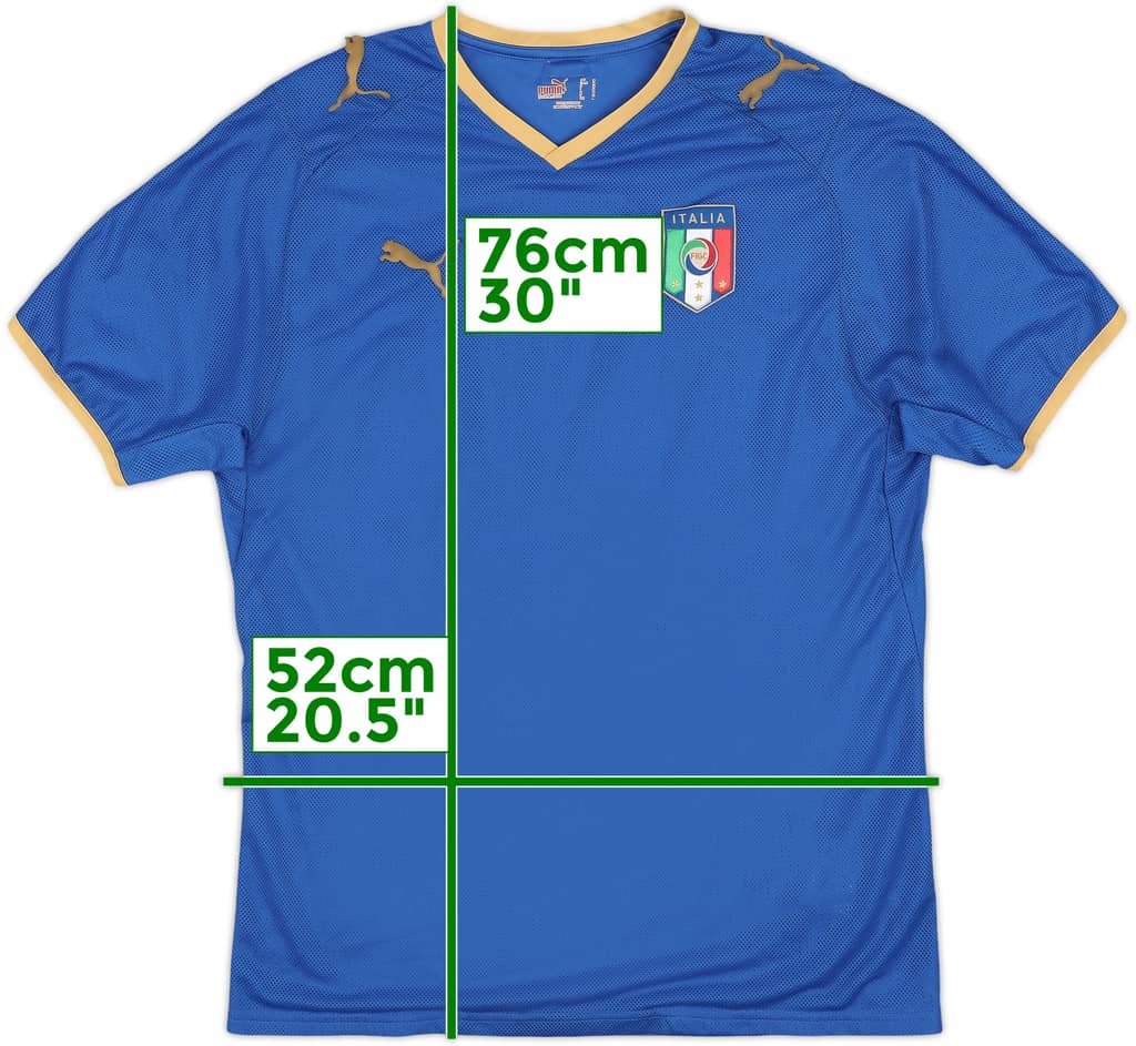 2007-08 Italy Home Shirt - 5/10 - (M)