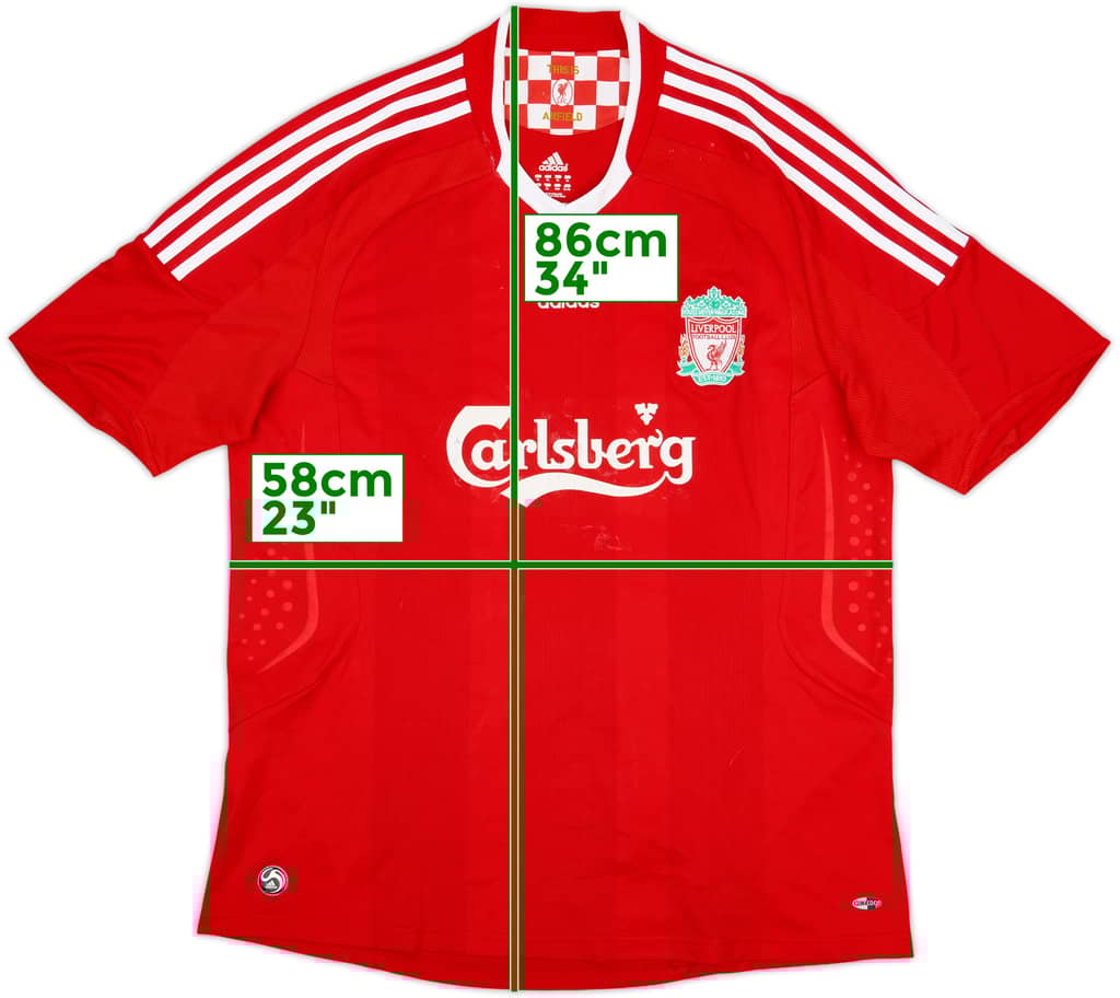 2008-10 Liverpool Home Shirt - 5/10 - (XL)