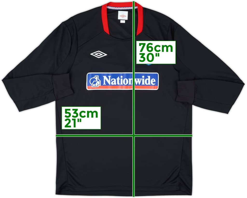 2010-11 England Umbro Drill Top - 9/10 - (L)