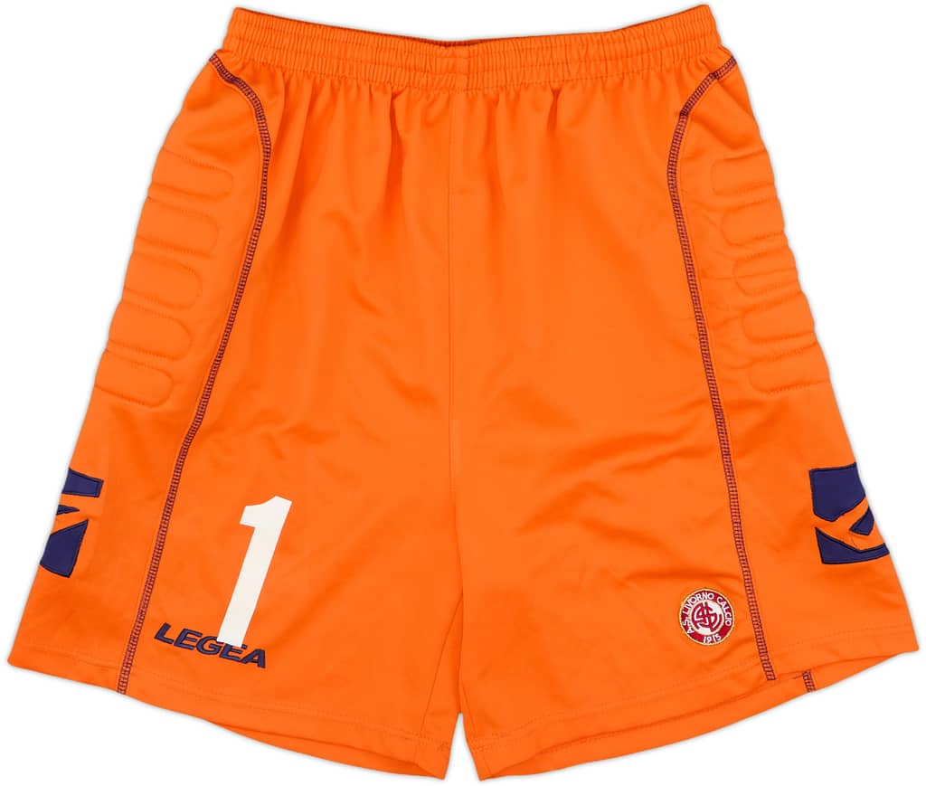 2007-08 Livorno GK Shorts #1 - 8/10 - (XL)