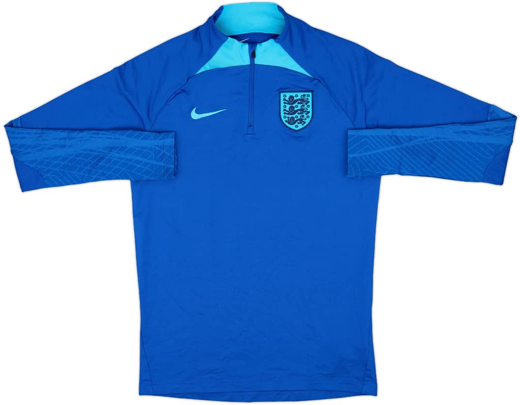 2022-23 England Nike 1/4 Zip Drill Top - 9/10 - (S)