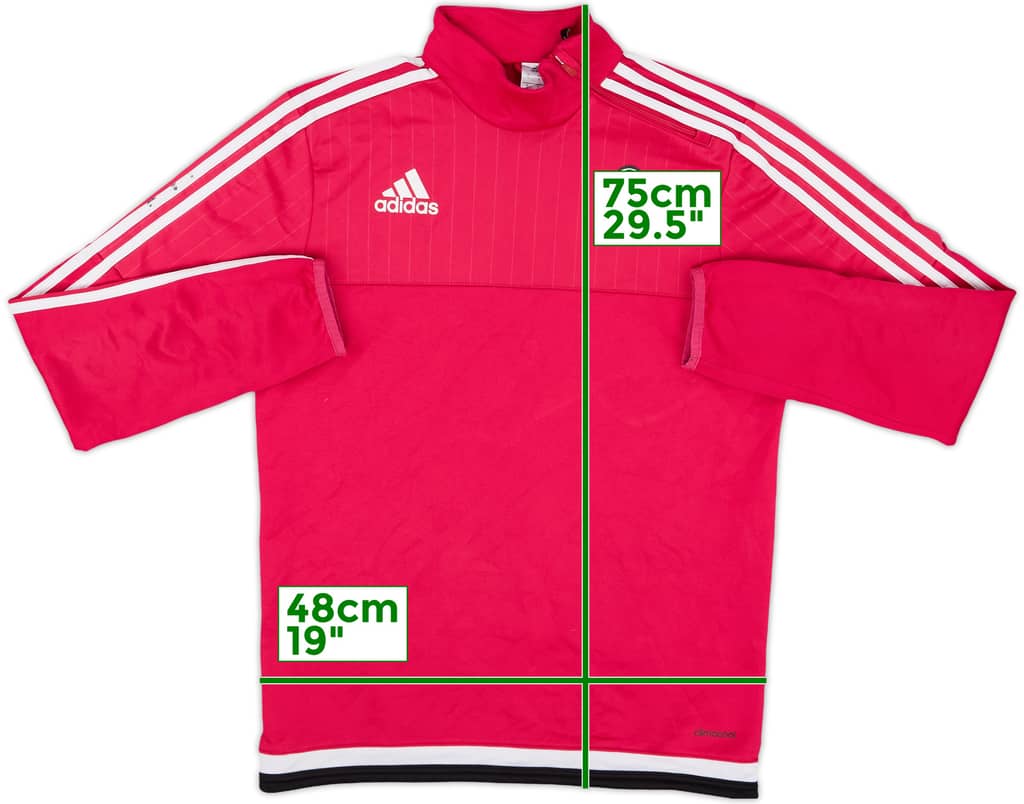 2015-16 Juventus adidas 1/4 Zip Drill Top - 7/10 - (S)