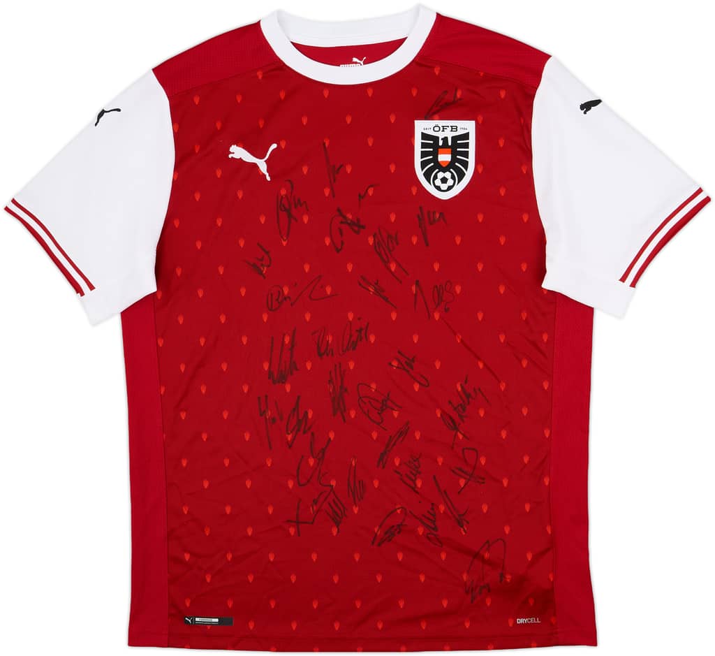 2020-22 Austria Signed Home Shirt - 10/10 - (L)