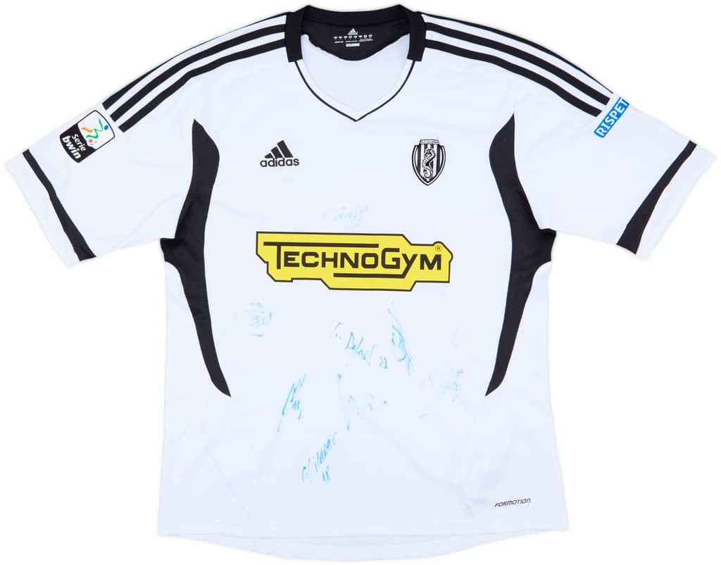2011-12 Cesena Signed Home Shirt - 9/10 - (L)