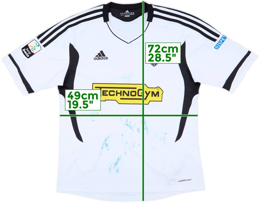 2011-12 Cesena Signed Home Shirt - 9/10 - (L)