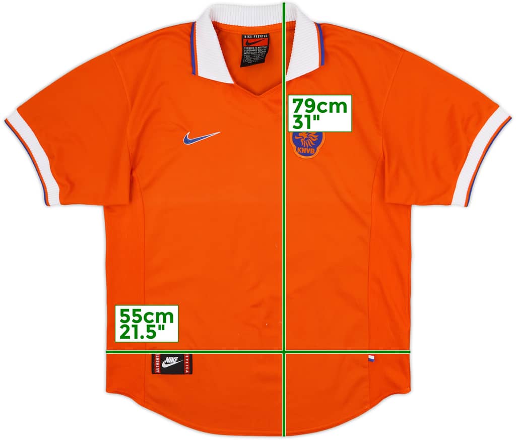 1997-98 Netherlands Home Shirt - 8/10 - (L)