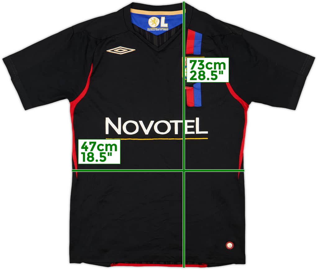 2007-08 Lyon Third Shirt - 5/10 - (S)