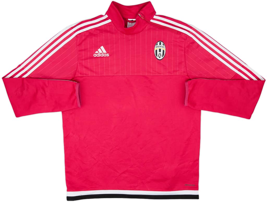 2015-16 Juventus adidas 1/4 Zip Drill Top - 8/10 - (M)
