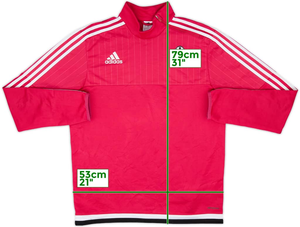 2015-16 Juventus adidas 1/4 Zip Drill Top - 8/10 - (M)