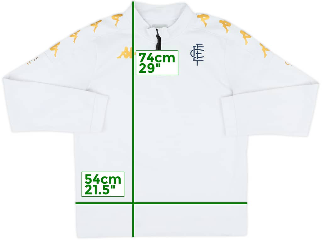 2020-21 Empoli Kappa 1/4 Zip Training Top - 8/10 - (L)