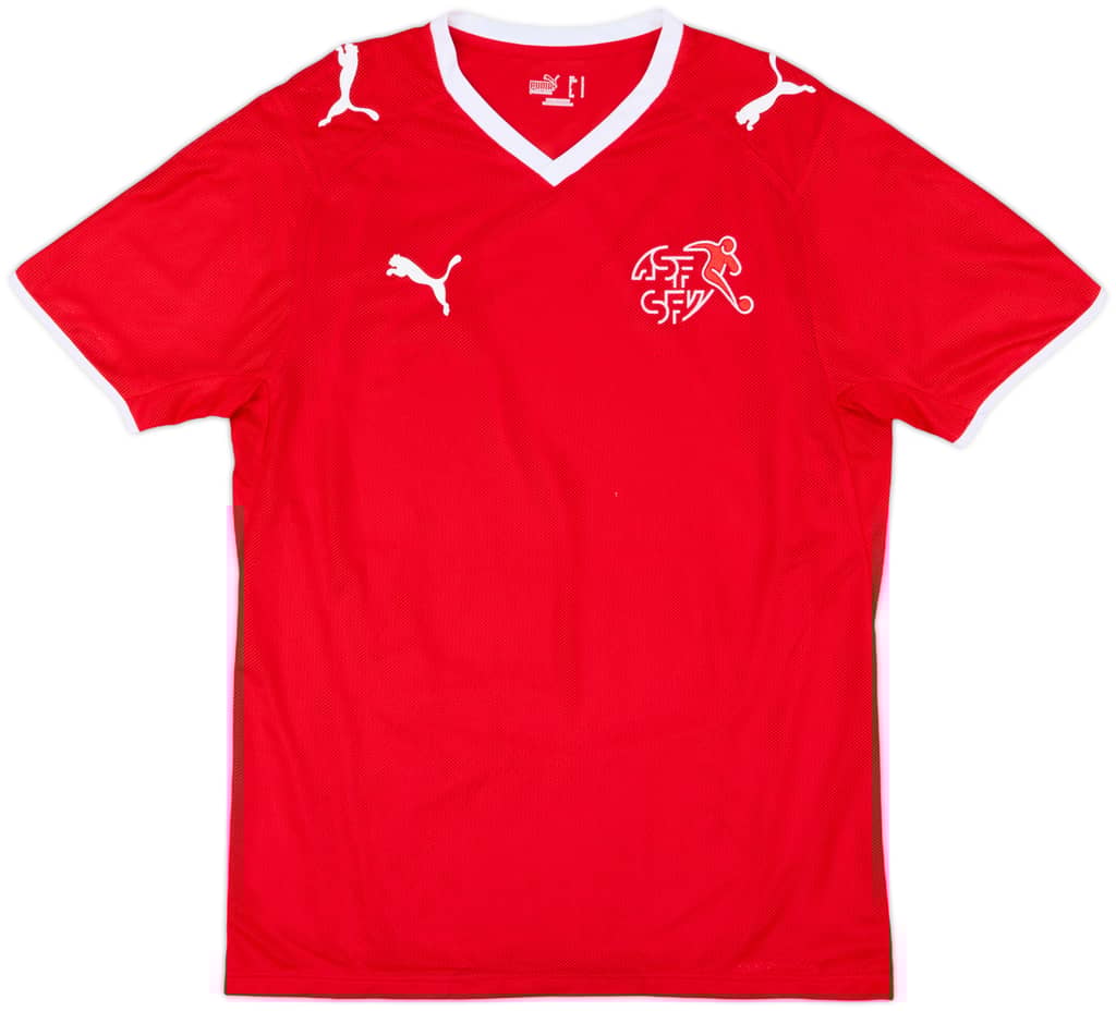 2008-10 Switzerland Player Issue Home Shirt - 9/10 - (S)