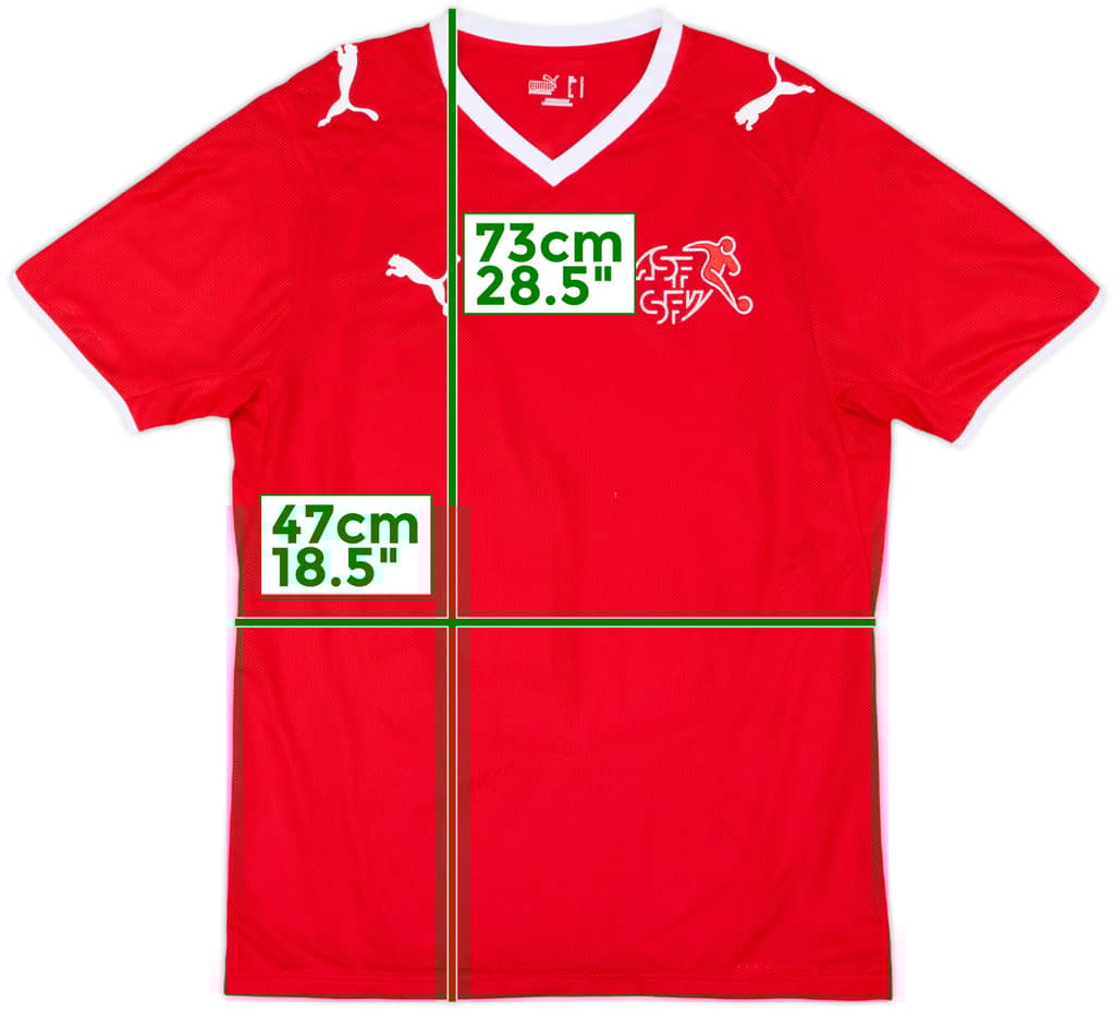 2008-10 Switzerland Player Issue Home Shirt - 9/10 - (S)