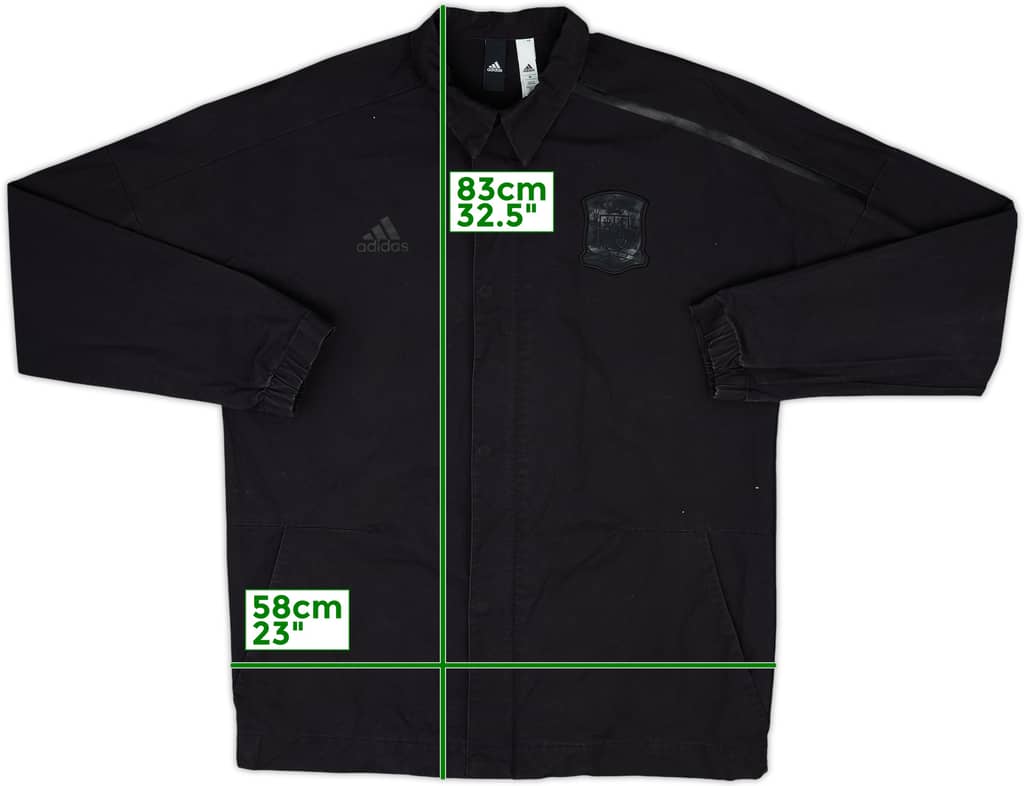 2017-18 Spain adidas Coach Jacket - 8/10 - (M)