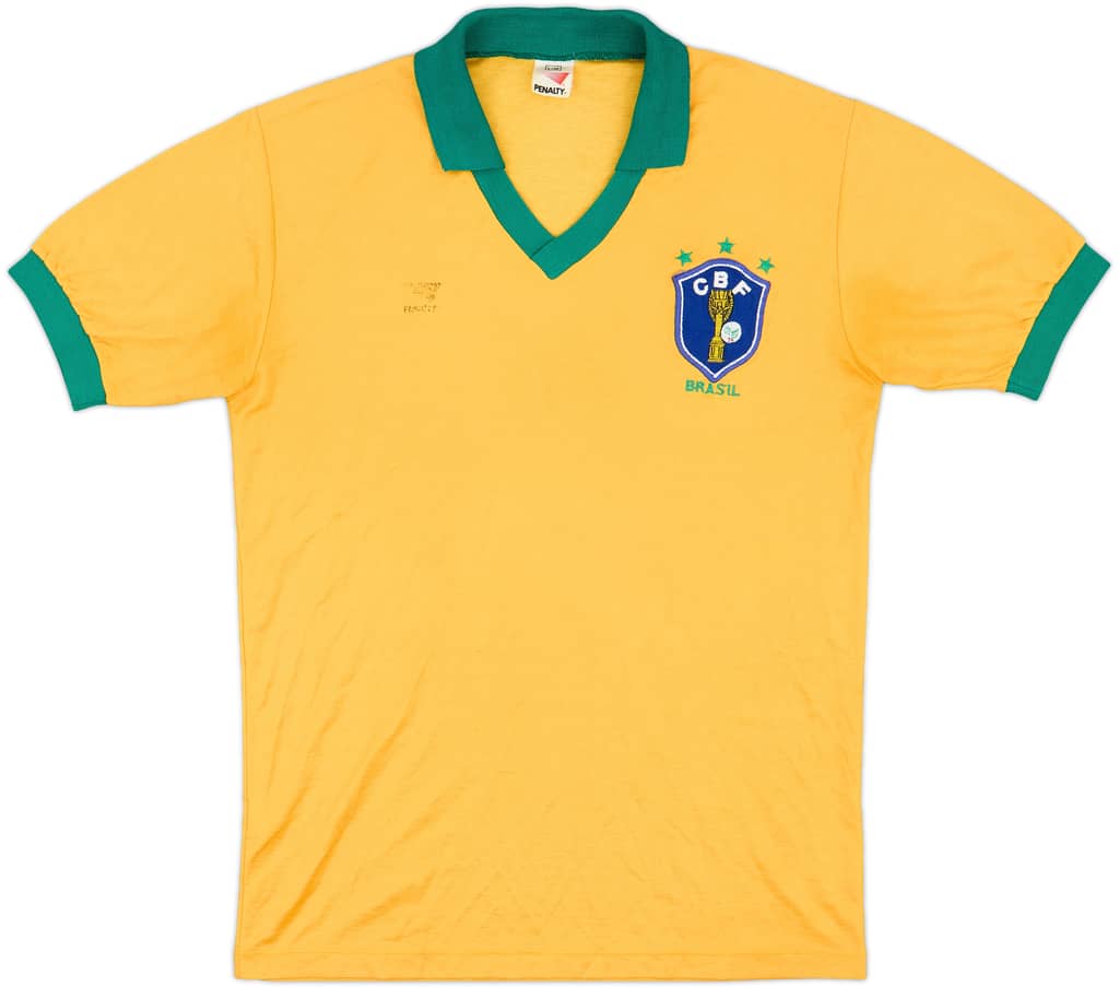 1985-88 Brazil Home Shirt - 6/10 - (L)