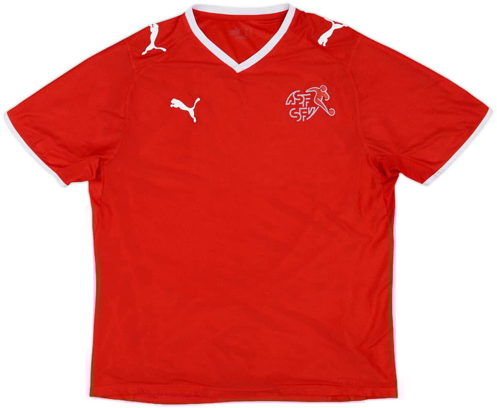 2008-10 Switzerland Home Shirt - 8/10 - (L)