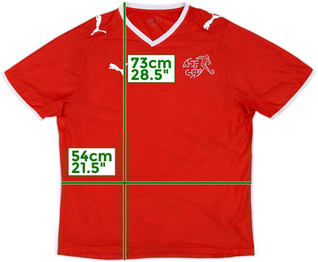 2008-10 Switzerland Home Shirt - 8/10 - (L)