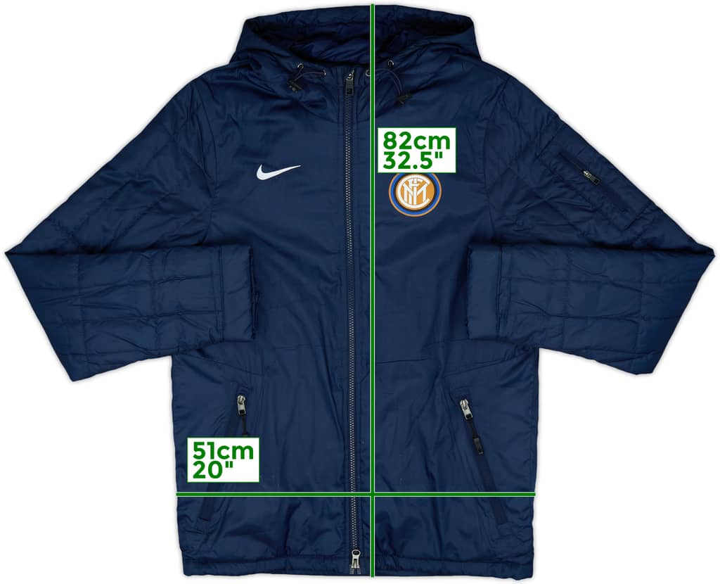 2015-16 Inter Milan Nike Padded Bench Coat - 7/10 - (S)