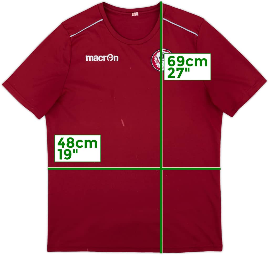 2017-18 Arezzo Macron Training Shirt - 5/10 - (L)