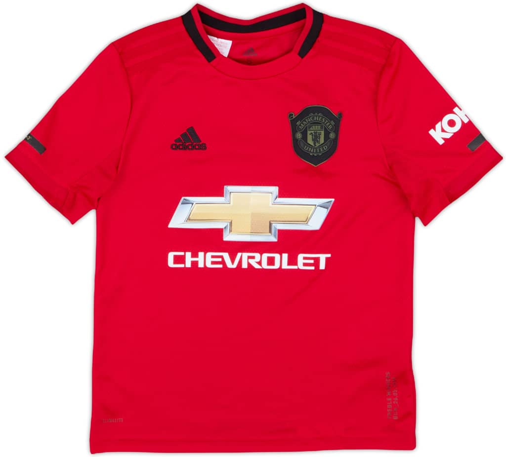 2019-20 Manchester United Home Shirt - 7/10 - (S.Boys)