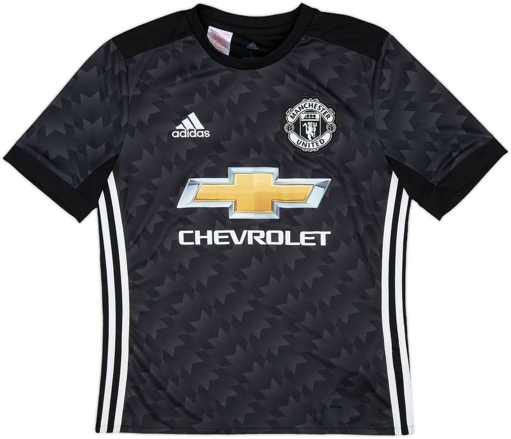 2017-18 Manchester United Away Shirt - 8/10 - (L.Boys)