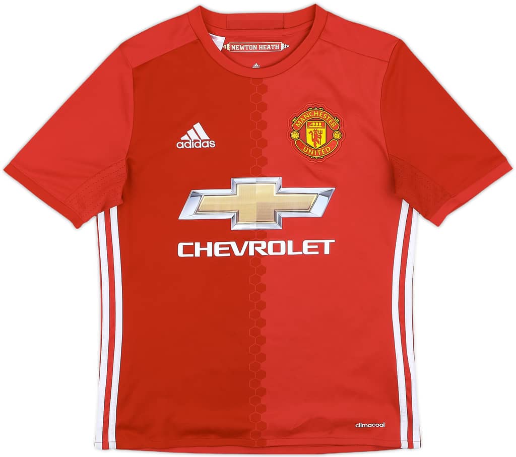 2016-17 Manchester United Home Shirt - 7/10 - (L.Boys)
