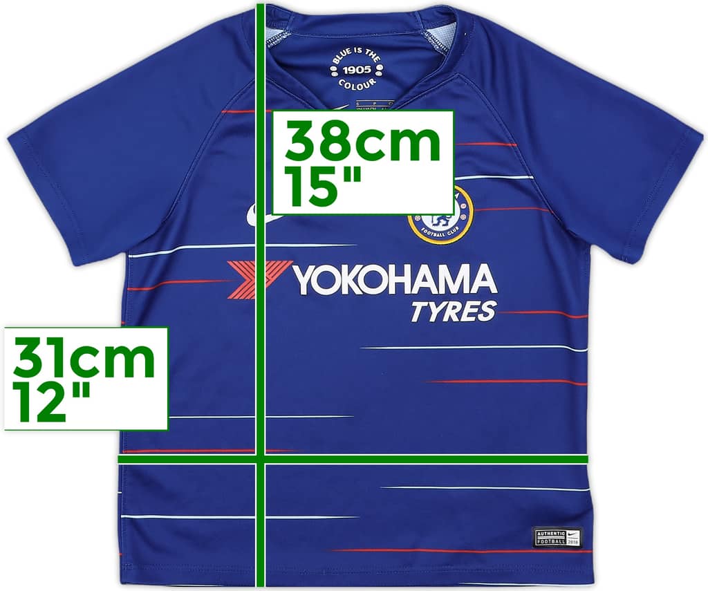 2018-19 Chelsea Home Shirt - 9/10 - (5-6 Years)