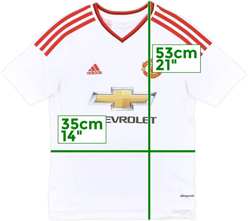 2015-16 Manchester United Away Shirt - 9/10 - (M.Boys)