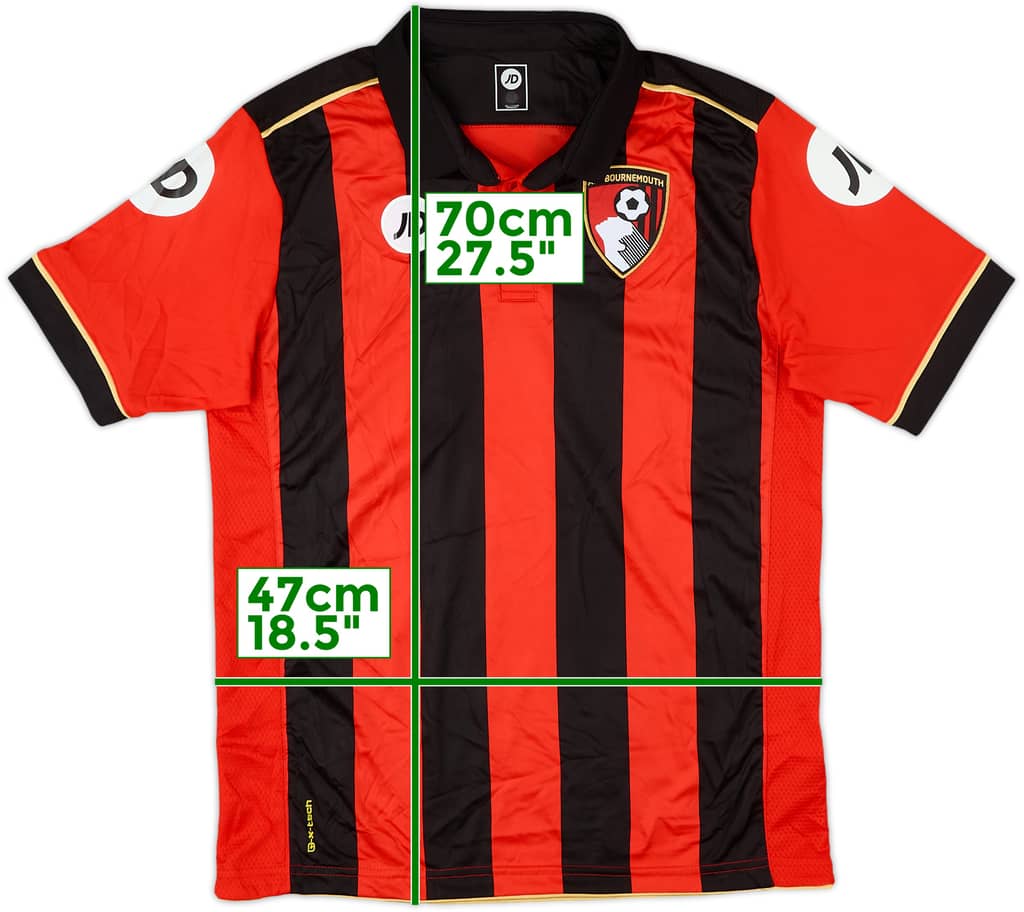 2016-17 Bournemouth Home Shirt - 8/10 - (XL.Boys)