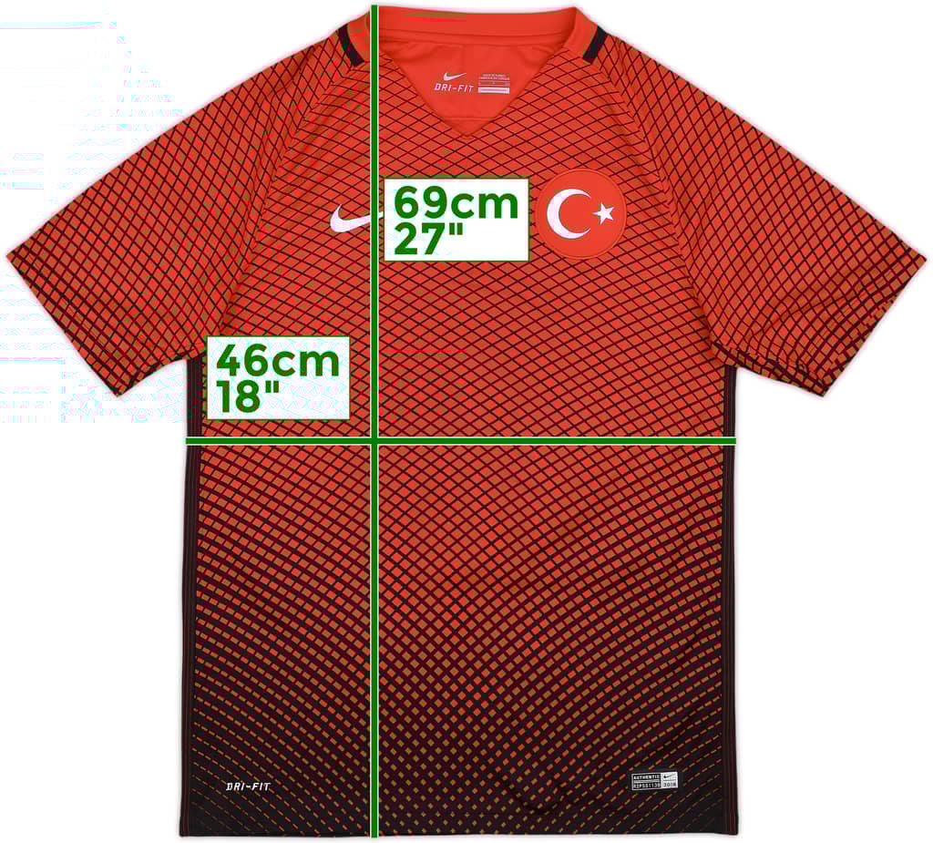 2016-17 Turkey Home Shirt - 9/10 - (S)