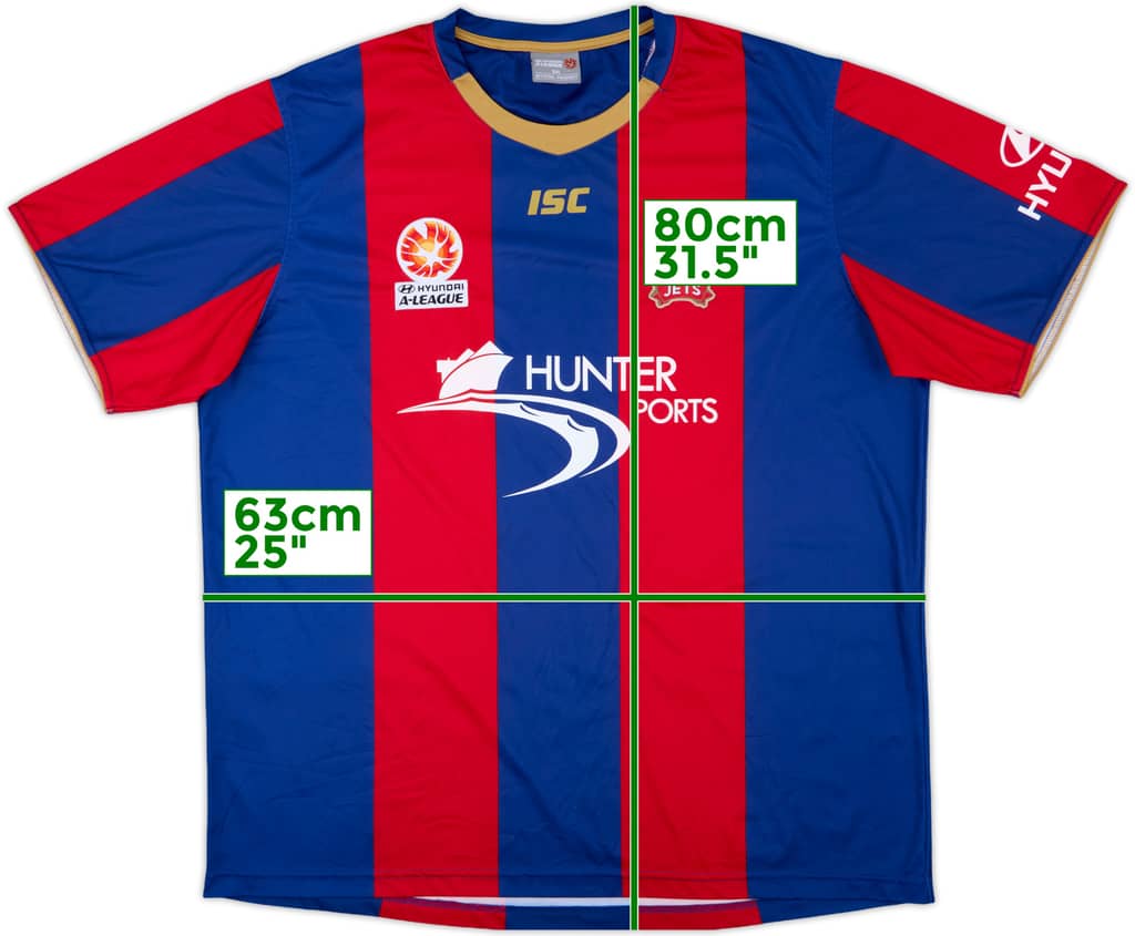 2011-13 Newcastle United Jets Home Shirt - 10/10 - (5XL)