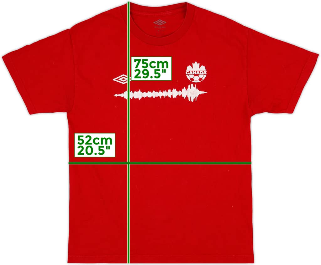 2012 Canada Umbro Cotton Tee - 7/10 - (L)