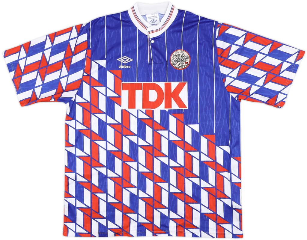1989-90 Ajax Away Shirt - 7/10 - (L)