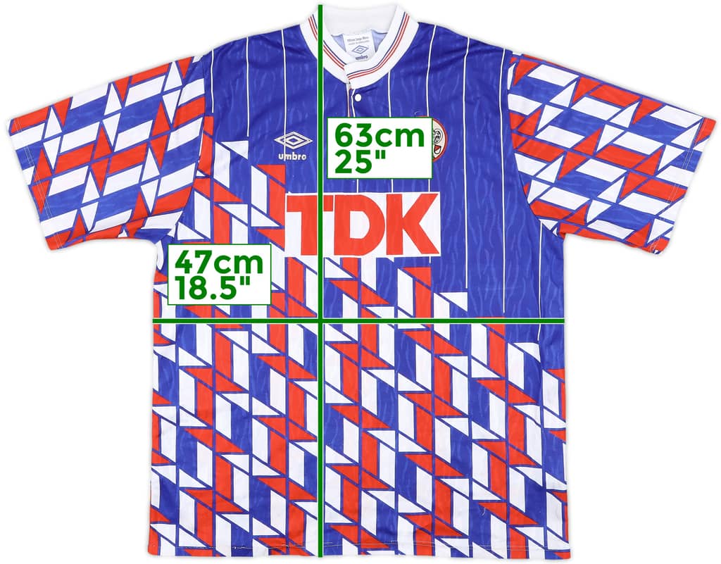 1989-90 Ajax Away Shirt - 7/10 - (L)