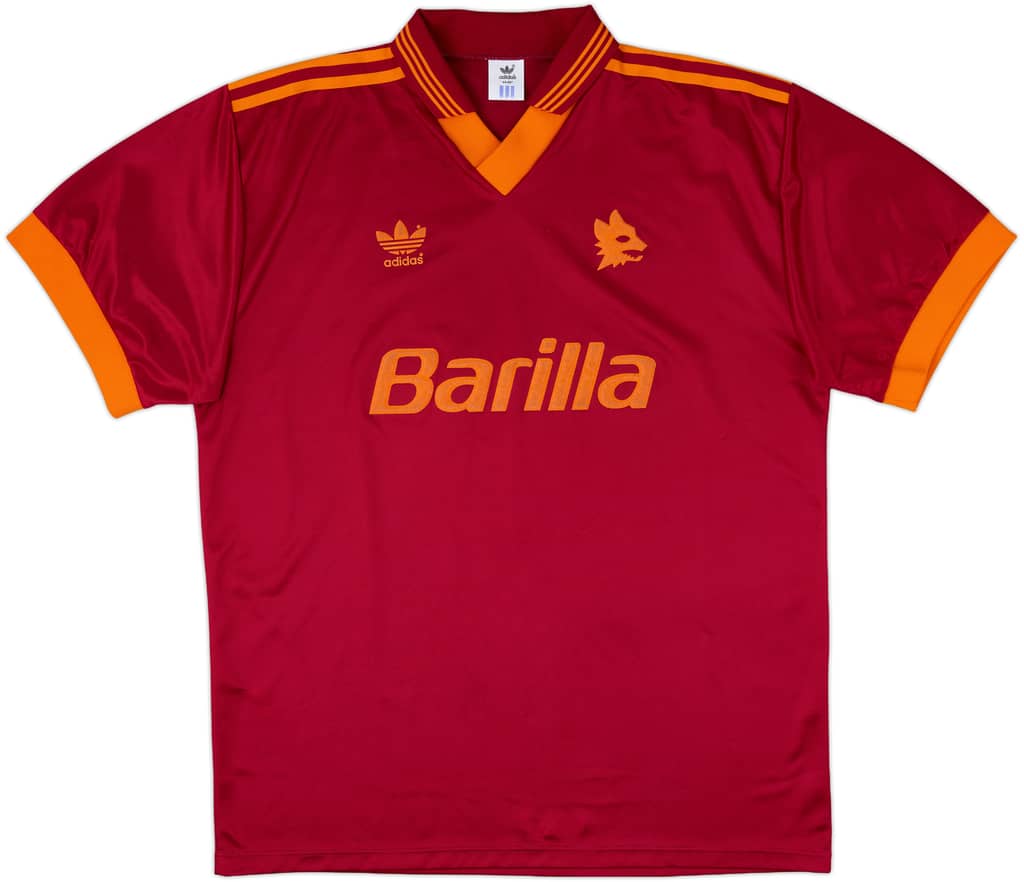 1992-94 Roma Home Shirt - 8/10 - (L/XL)
