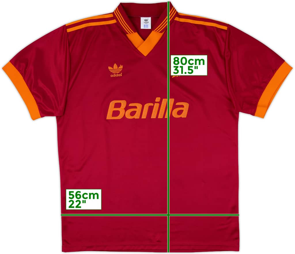 1992-94 Roma Home Shirt - 8/10 - (L/XL)