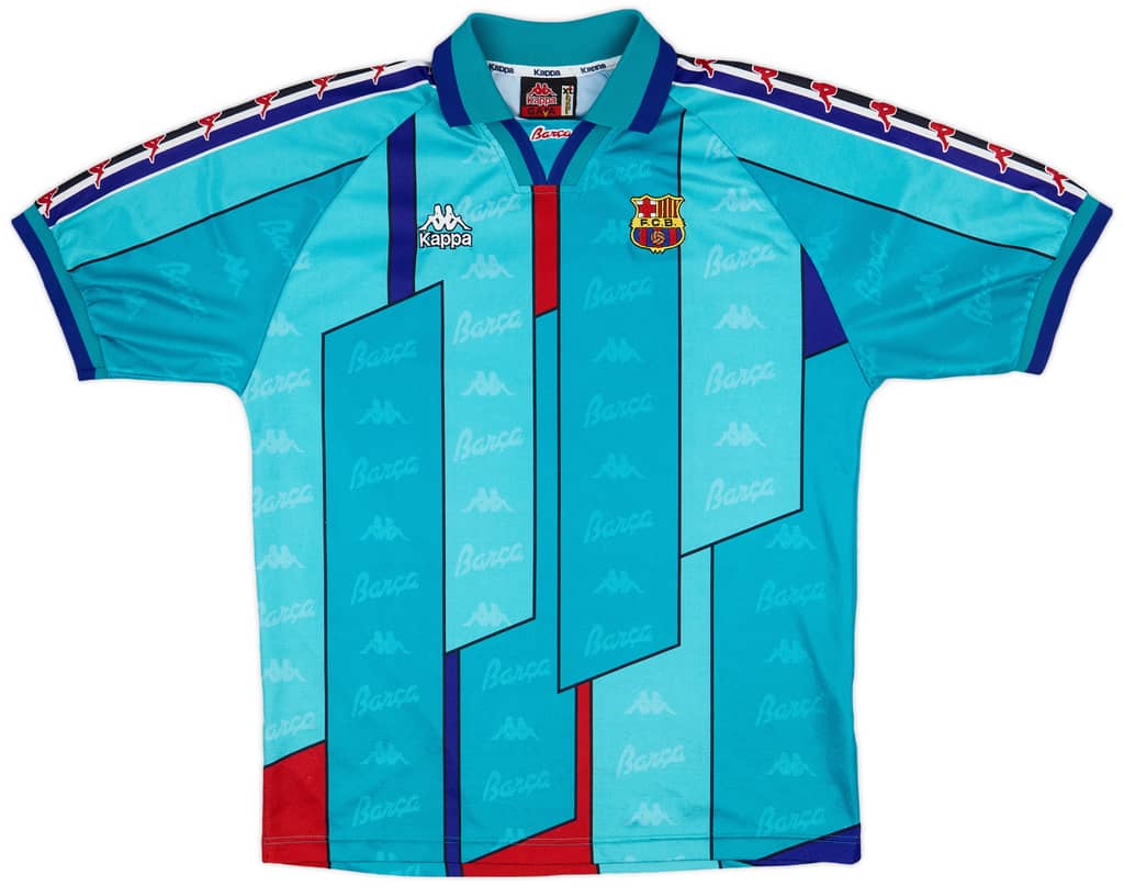 1995-97 Barcelona Away Shirt - 9/10 - (XL)