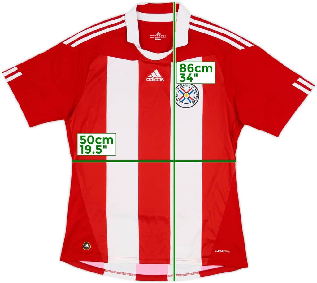 2010-12 Paraguay Home Shirt - 7/10 - (L)