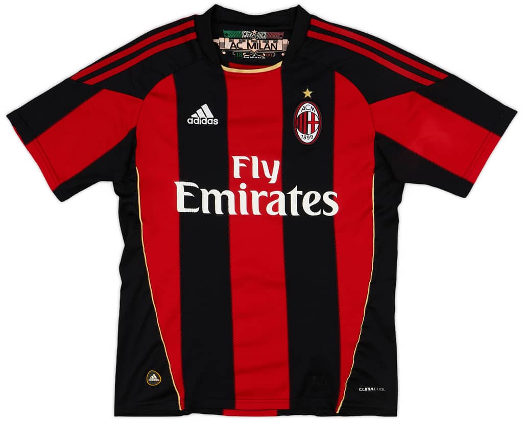 2010-11 AC Milan Home Shirt Ibrahimovic #11 - 5/10 - (S)