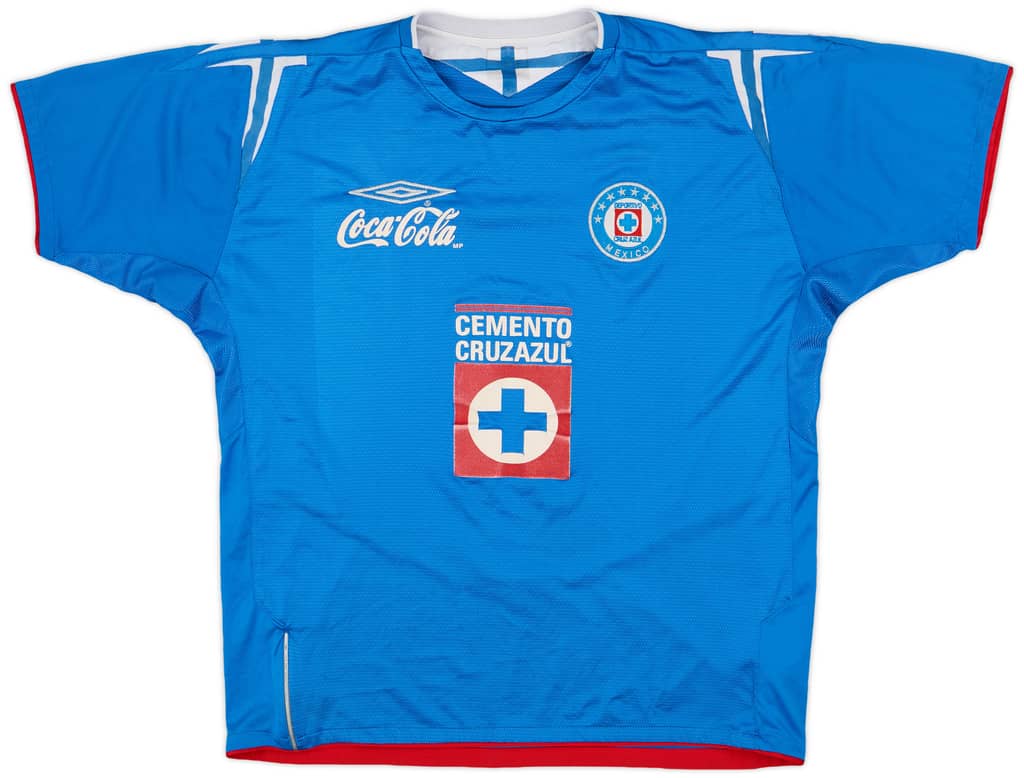 2004-05 Cruz Azul Home Shirt - 7/10 - (L)