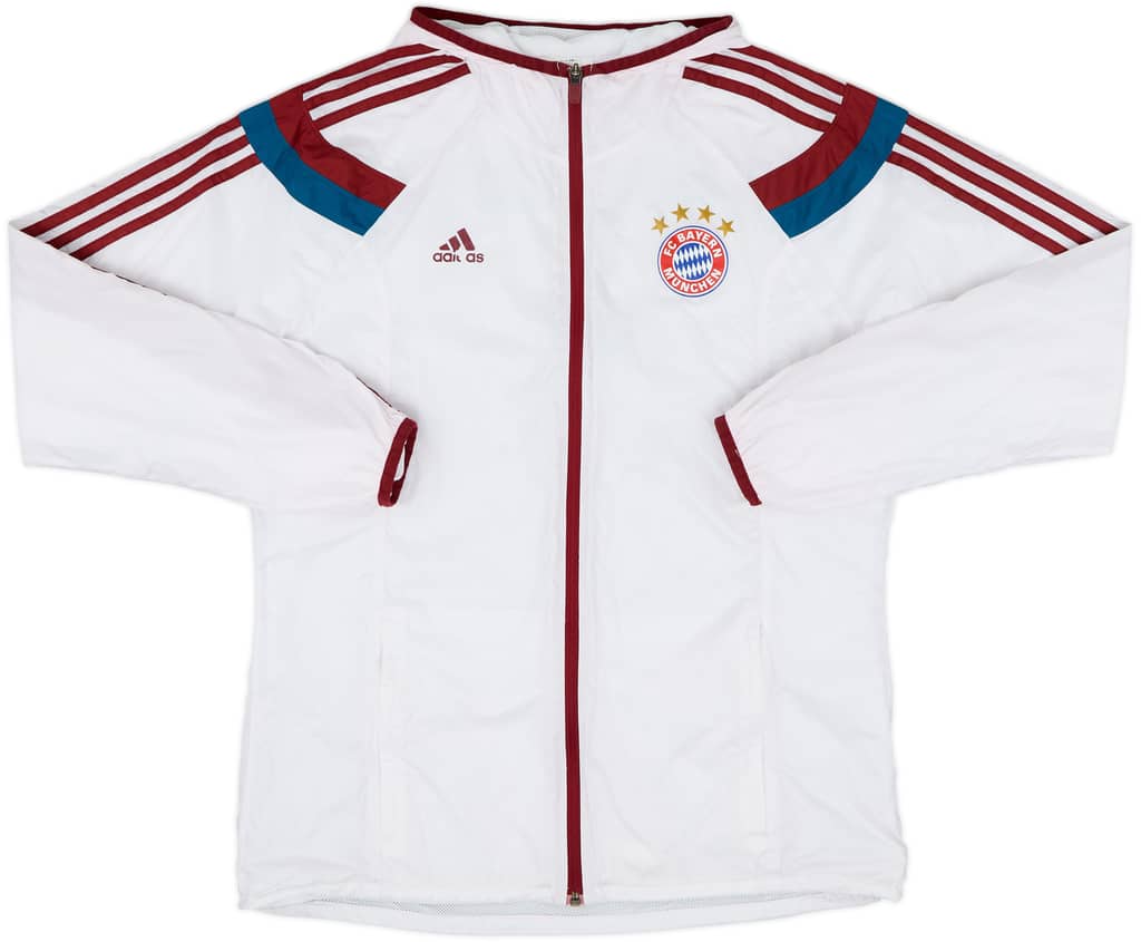 2014-15 Bayern Munich adidas Hooded Track Jacket - 5/10 - (L)