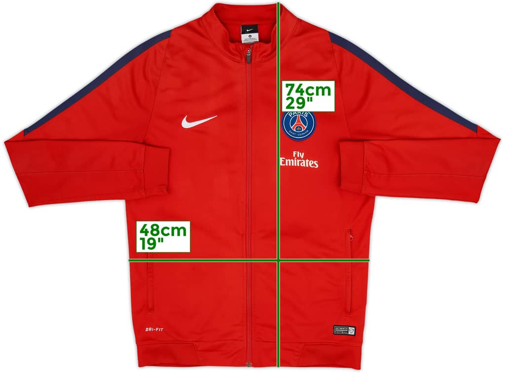 2017-18 Paris Saint-Germain Nike Track Jacket - 7/10 - (M)