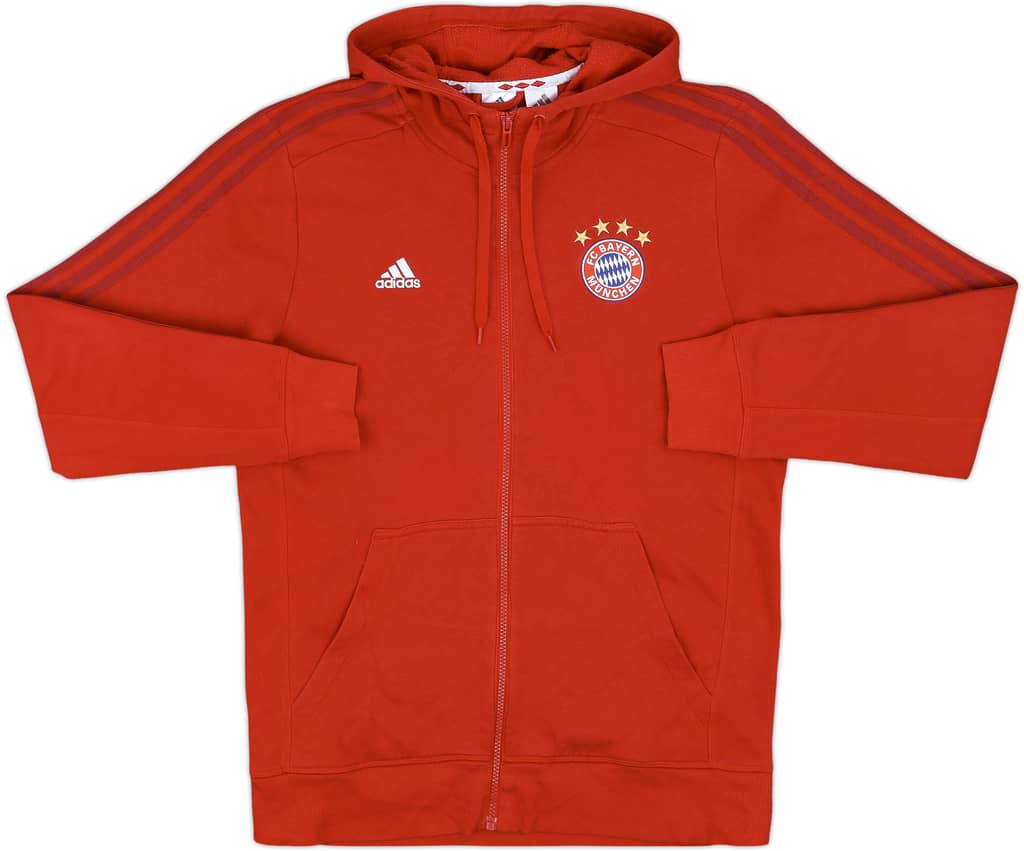 2015-16 Bayern Munich adidas Hooded Sweat Top - 9/10 - (M)
