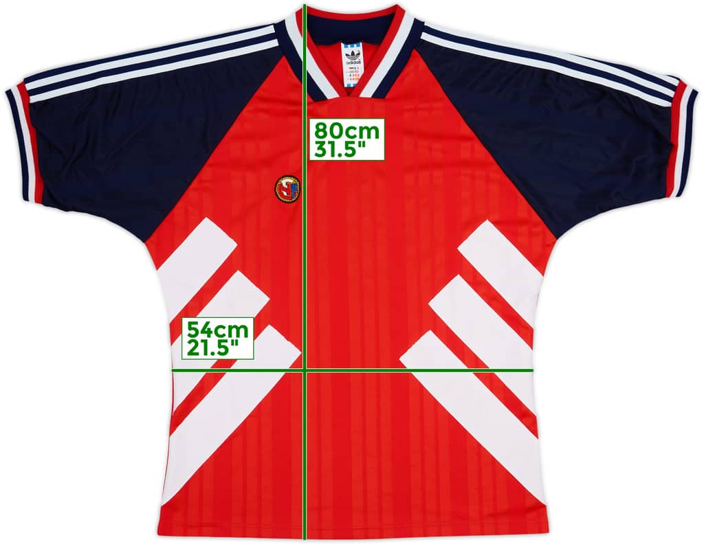 1994-96 Norway Home Shirt - 8/10 - (L)