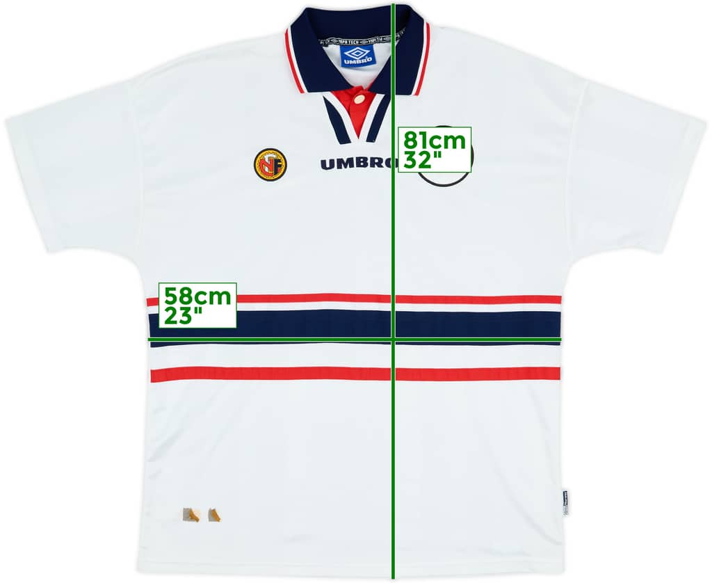 1998-00 Norway Away Shirt - 8/10 - (L)
