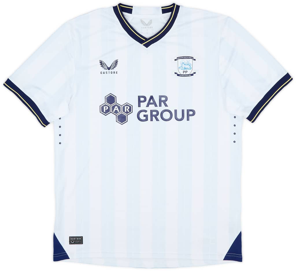 2023-24 Preston North End Match Issue Home Shirt #34
