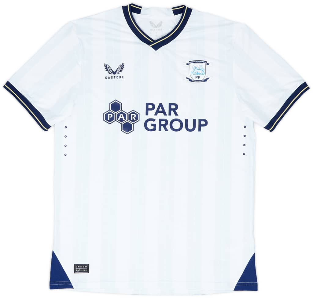 2023-24 Preston North End Match Issue Home Shirt #17