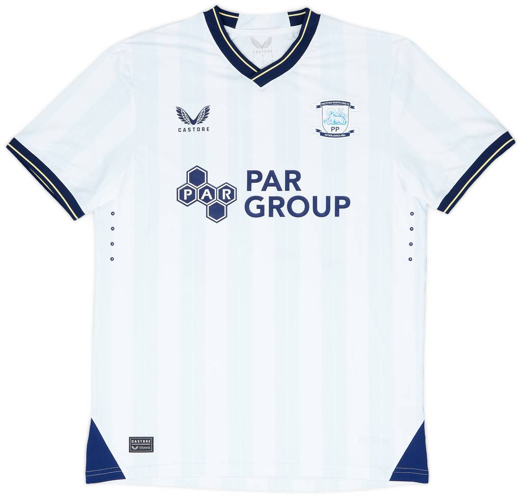 2023-24 Preston North End Match Issue Home Shirt #39